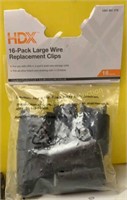 HDX Large Wire Replacement Clips