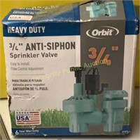 Orbit 3/4” Anti Siphon Sprinkler Valve