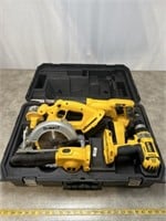 DeWalt cordless 18V tool kit with hard case