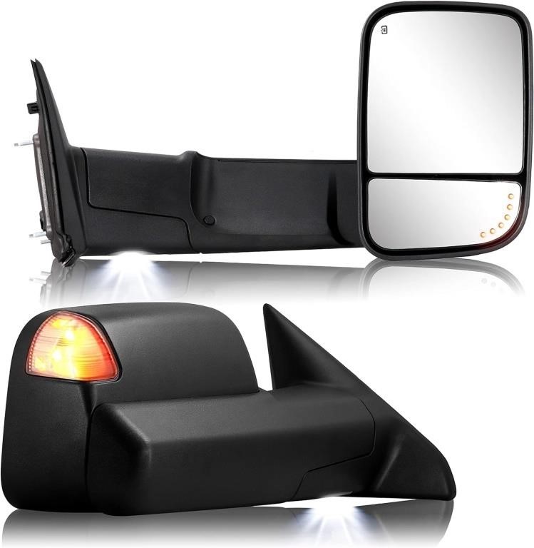 Towing Mirror for Dodge Ram - Replacement fit for