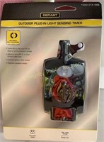 Defiant Outdoor Plug-In Light Sensing Timer