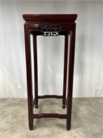 Small rosewood table, dimensions are 12 x 12 x 30
