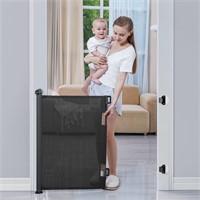 Punch-Free Retractable Baby Gate, BabyBond 55