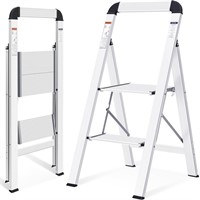 KINGRACK 2 Step Ladder, Aluminium Lightweight