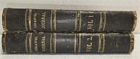 Pair of 1866 med and surgery journal vol 1 and 2