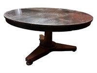 Vintage Round Wooden Dinning Room Table