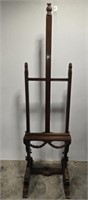 20th Century Carved Mahogany Dolphin Easel