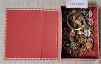 BOX VTG. JEWELRY & WATCHES