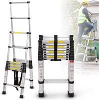 NEW! $600 Telescoping Multi-Position Ladder, 9ft