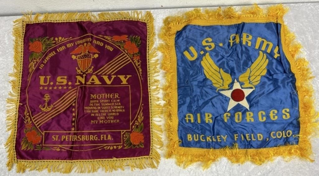 Lot Of 2 x US Military Cushion Covers