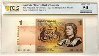 Australia $1 P#42a (1974) PCGS 50+GIFT!!.A11E