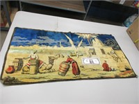 Rare vintage Egyptian tapestry