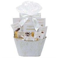 SEALED! $75 Godiva Chocolatier Gift Basket – New