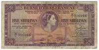 Bermuda 1957 5 Shilling 1957 .B2B