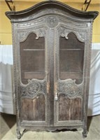 Renaissance Revival Style Dark Walnut Cupboard