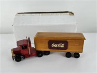 Wooden Coca Cola Semi Truck