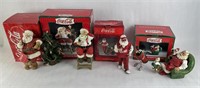 Coca Cola Santa Christmas Figurines