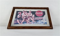 Coca Cola Framed Mirror