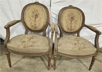 Pair of Louis Xvi Styled Armchairs #2
