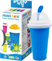 $12  Slushy Maker Magic Freeze Cup with Lids  Blue