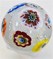 Beautiful Antique Baccarat Millifiori Art Glass