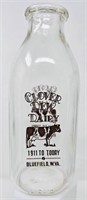 Antique Clover Dew Dairy Bluefield WVa Milk