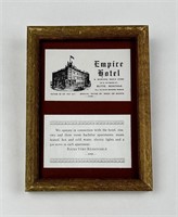 Butte Brothel Empire Hotel Business Cards