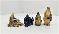 Chinese Pottery Mudmen Figurines