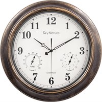 $70  18 SkyNature Outdoor Clock  Waterproof