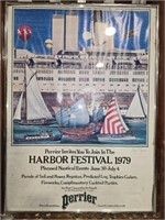 Signed 1979 harbor festival poster