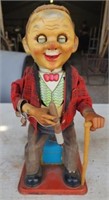 Vintage man smoking cigar toy