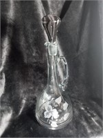 Toscany Flowered 15" Wine Decanter
