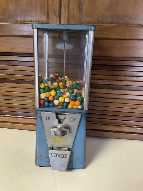 OAK 1C/5C GUMBALL MACHINE