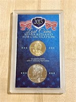 2013 NEVER RELEASED IN CIRCULATION COIN SET