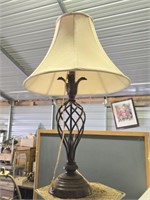 Decorative Modern Metal Base Lamp w Shade