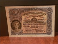 Switzerland, 100 Franken, 1.4.1924, P-35a, F- w