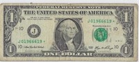 US $1 STAR NOTE FRN SN 1969  6 19.R1J