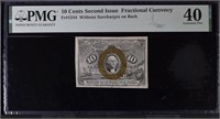 US 10 Cents Fractional Currency PMG 40+Gift!.U5Es