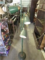 Green Metal Decorative Mid Century Floor Lamp
