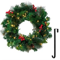 Joiedomi 20Î“Ã‡Â¥ Artificial Christmas Wreath Prel