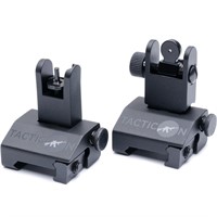 Tacticon Flip Up Iron Sights for Rifle Includes Fr