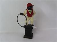 Vintage Cast Iron Jocko Lawn Jockey Door Stop