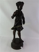 Bronze Statue "Pierre I" Renaissance Scholar