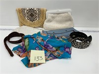 Clothing Accessories Scarves Belts Clutch