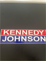 Kennedy/ Johnson Bumper Sticker