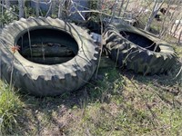 2 LARGE 18.4 R-38 TIRES