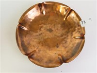 Roycroft Copper Dish - 9.25" Dia