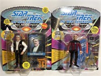 Star Trek figures mint on card playmates Picard