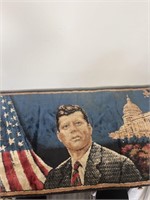 Vintage JFK tapestry