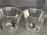 VTG Illinois Central Railroad Glasses (2)